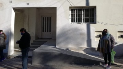 Continúan las obras en el edificio municipal sobre 1º de mayo y Urquiza