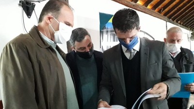 Se firmó convenio para la ejecución de obras