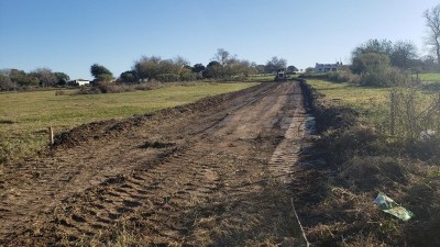 Trabajos de apertura de nuevas calles