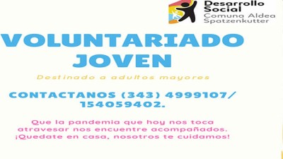 Se conformó un Voluntariado  Joven en aldea Spatzenkutter