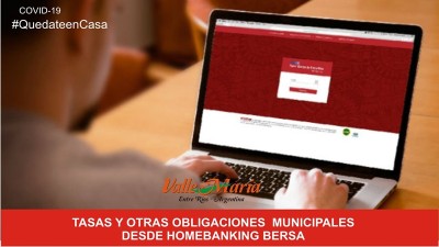 Pago de tasas y otras obligaciones municipales desde Homebanking