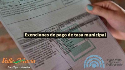 Exención de pago de tasa a quienes aún no han podido desarrollar sus actividades por causa de la pandemia