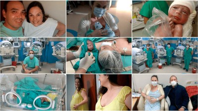 Nacieron trigemelas en Buenos Aires