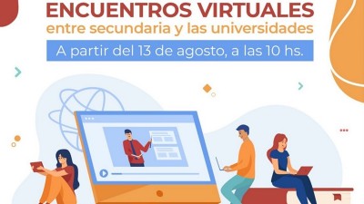 Encuentros virtuales entre secundaria y las universidades