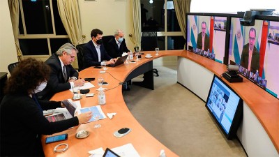 Bordet y Alberto Fernández analizaron la situación epidemiológica de Entre Ríos