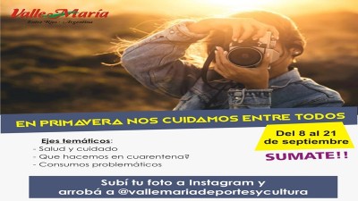 Convocatoria para alumnos y docentes de las escuelas secundarias de Valle María