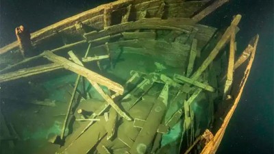 Misterio: hallan barco hundido hace 400 años en casi perfectas condiciones