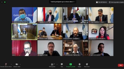 Bordet impulsa la integración de la hidrovía con el sistema ferroviario de la provincia