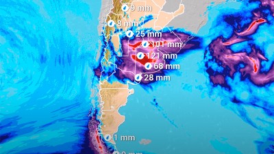 Alerta por tormentas fuertes en siete provincias: Incluye una zona de Entre Ríos
