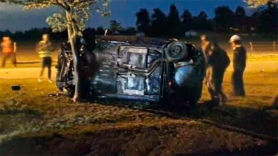 Joven falleció y otros dos sufrieron heridas tras vuelco de un auto en Ruta 131
