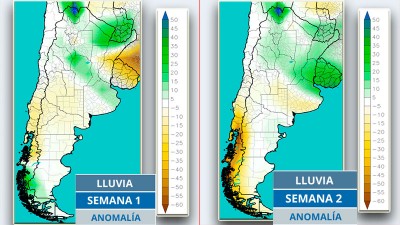 ¿Llegan las lluvias?: El pronóstico para la segunda quincena de octubre