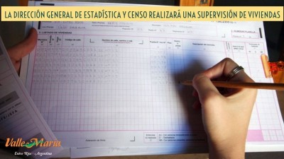 La Dirección General de Estadística y Censo realizará una supervisión de viviendas