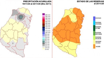 La sequía ganó terreno pero resurgen las esperanzas ante probables lluvias