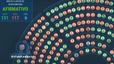 Diputados dio media sanción al proyecto de Interrupción Voluntaria del Embarazo