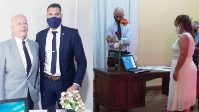 Histórico: celebraron el primer matrimonio virtual de Entre Ríos