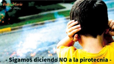 Sigamos diciendo NO a la pirotecnia