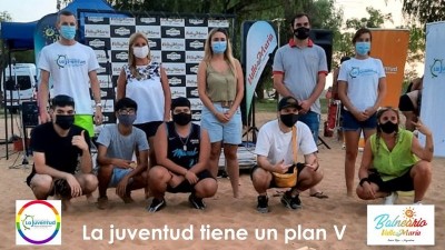 La Juventud tiene un Plan V llegó al Balneario-Camping de Valle María