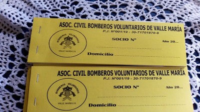 Campaña Socio de la Asociación Comisión Civil  Bomberos Valle María