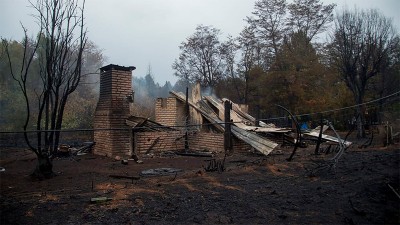 Hay personas desaparecidas por los incendios forestales en el sur argentino
