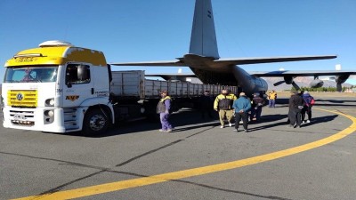 Llegaron insumos médicos y de protección para la Comarca