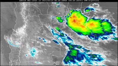 Alerta naranja y amarillo en Entre Ríos: se prevén hasta 120 mm en algunas ciudades