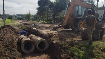 Ampliación de calzada en el Barrio San Cayetano
