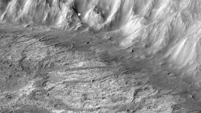 Determinan que un antiguo lago en un cráter de Marte tiene origen glaciar