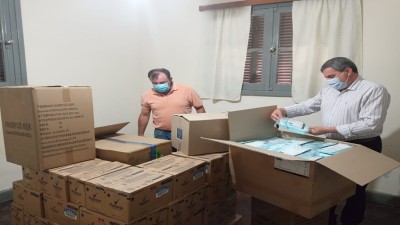  Se gestionó Material Sanitario ante la Cruz Roja Argentina para el Departamento Diamante