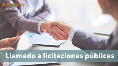 Llamado a licitaciones públicas para la compra de materiales