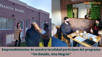 Emprendimientos de nuestra localidad participan del programa Un Detalle, Una Alegría