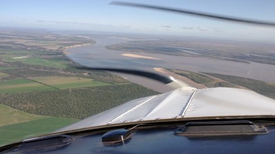 Entre Ríos realiza vuelos de inspección y relevamiento con medios propios en la zona de islas del Delta