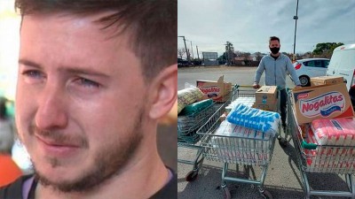 El mecánico que recibió ayuda tras el robo también tuvo un gesto solidario