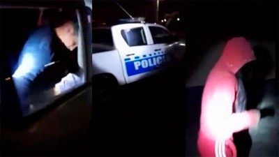 Filmaron a policías que habrían estado abusado de una menor dentro de patrullero