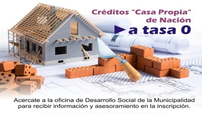Información e inscripción a Créditos Casa Propia