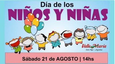 Festejaremos el día de los niños y niñas