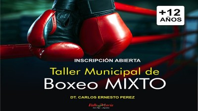 Taller Municipal de Boxeo: se encuentra abierta la inscripción