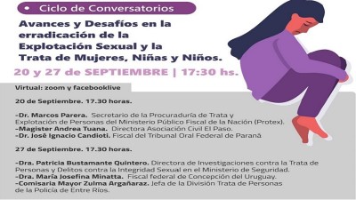 Ciclo de conversatorios en materia de lucha contra la trata