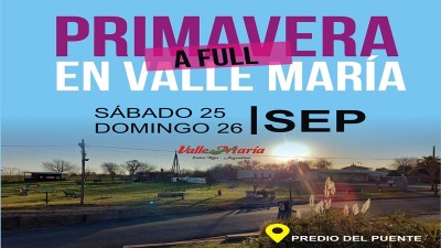 Bienvenida a la primavera en el Predio del Puente