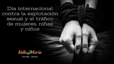 Día internacional contra la explotación sexual y el tráfico de mujeres, niñas y niños