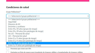 Ya se puede registrar la voluntad para vacunar a menores de entre 3 y 11 años