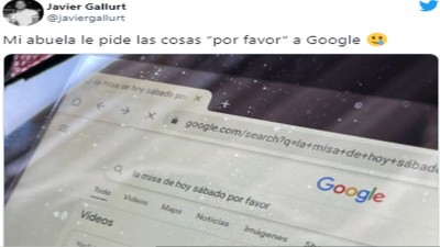 Angelita, la abuela que arrasa en redes por su forma de pedirle cosas a Google