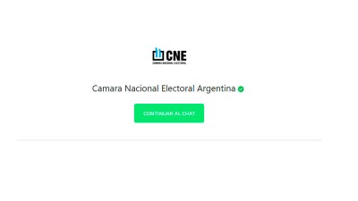 Cámara Nacional Electoral responde consultas por Whatsapp sobre las elecciones