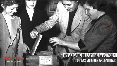 Aniversario de la primera votación de las mujeres argentinas (1951)