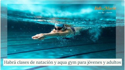 Natación y Aqua Gym para jóvenes y adultos