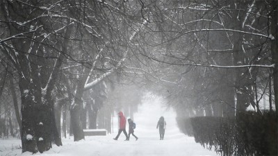 Moscú registra la nevada más intensa de los últimos 72 años