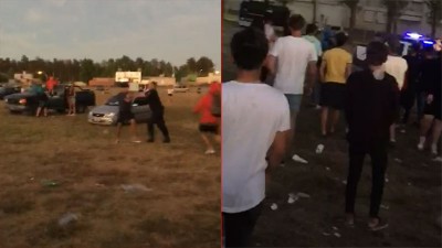 Jóvenes alcoholizados provocaron disturbios y agredieron a policías