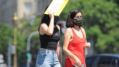 El norte del país con alerta rojo por temperaturas extremas y altas en el centro