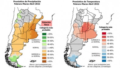 Pronóstico trimestral: poca lluvia y posibles nuevas olas de calor hasta abril