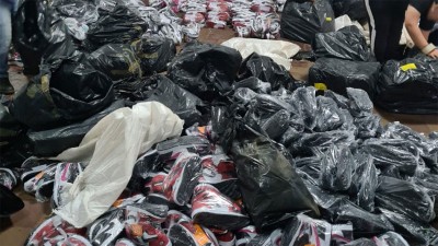 Decomisan 5.358 pares de zapatillas valuados en más de 42 millones de pesos