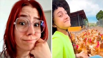 Respuesta de niño granjero a joven vegana que lo criticó por sus gallinas